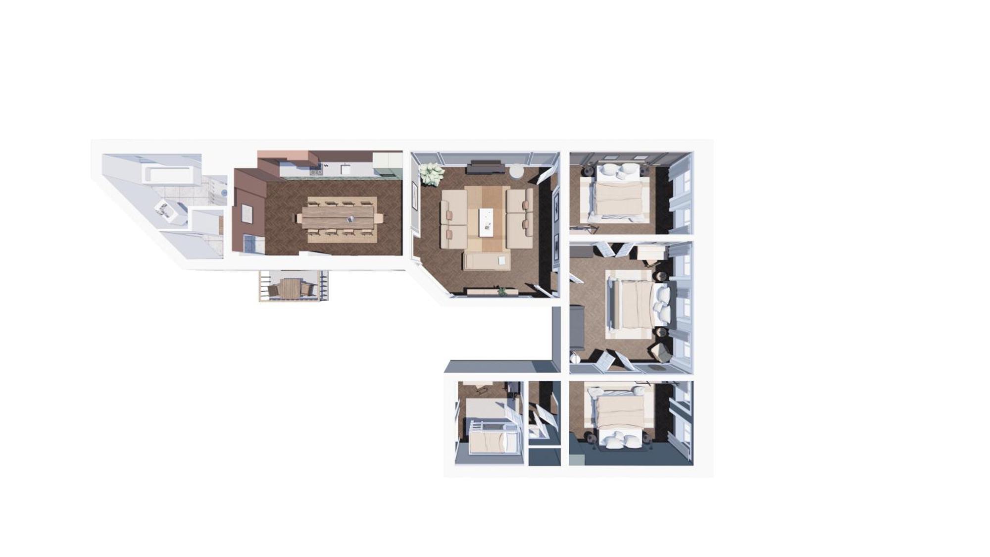 Large 4 Bedroom With Balcony & Bathtub In Cph City Kopenhag Dış mekan fotoğraf